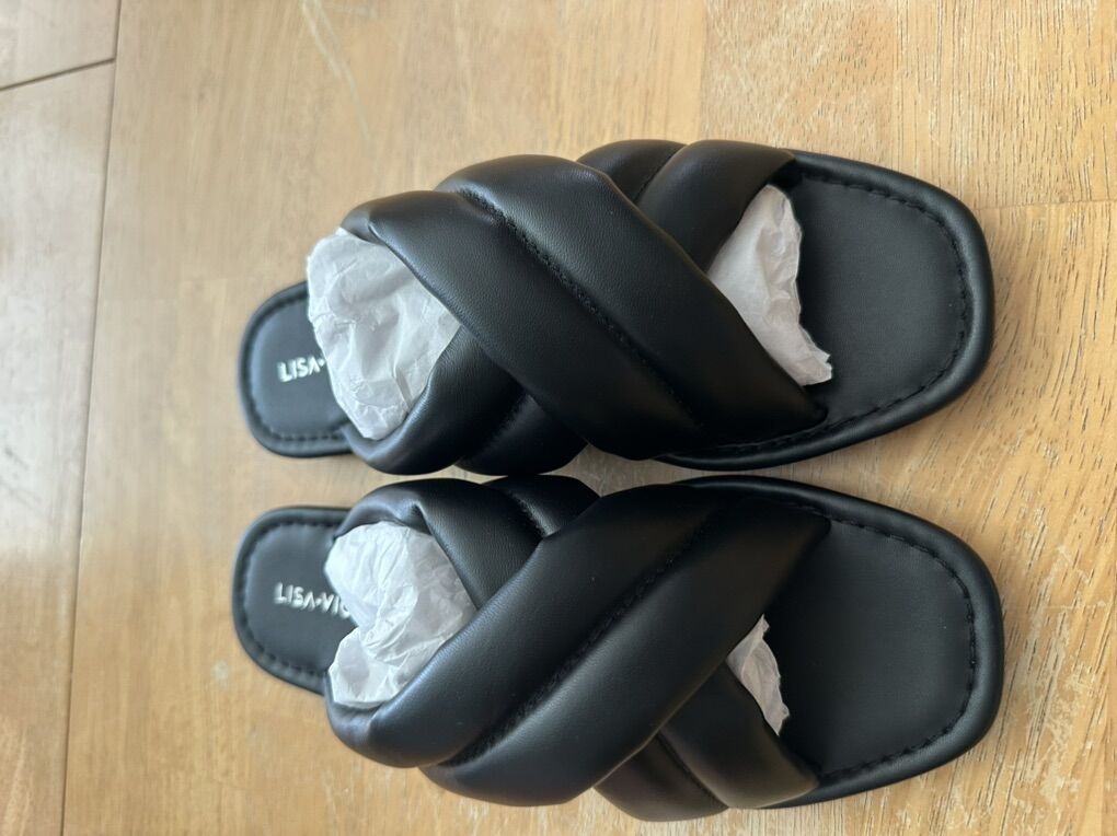 Lisa Vicky Nordstrom Black Slides - 8
