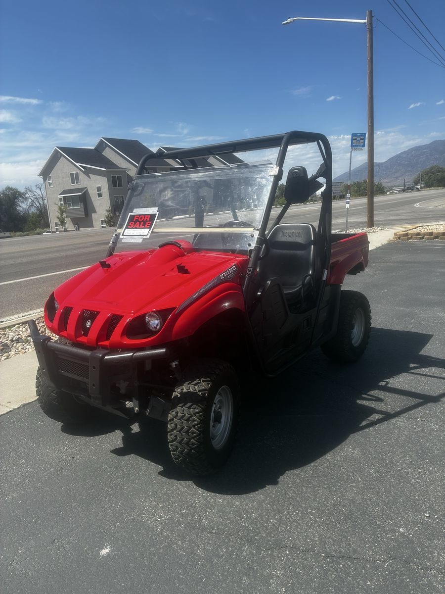 Yamaha Rhino 450 4x4 Side-by-Side UTV - Red, Independent Suspension
