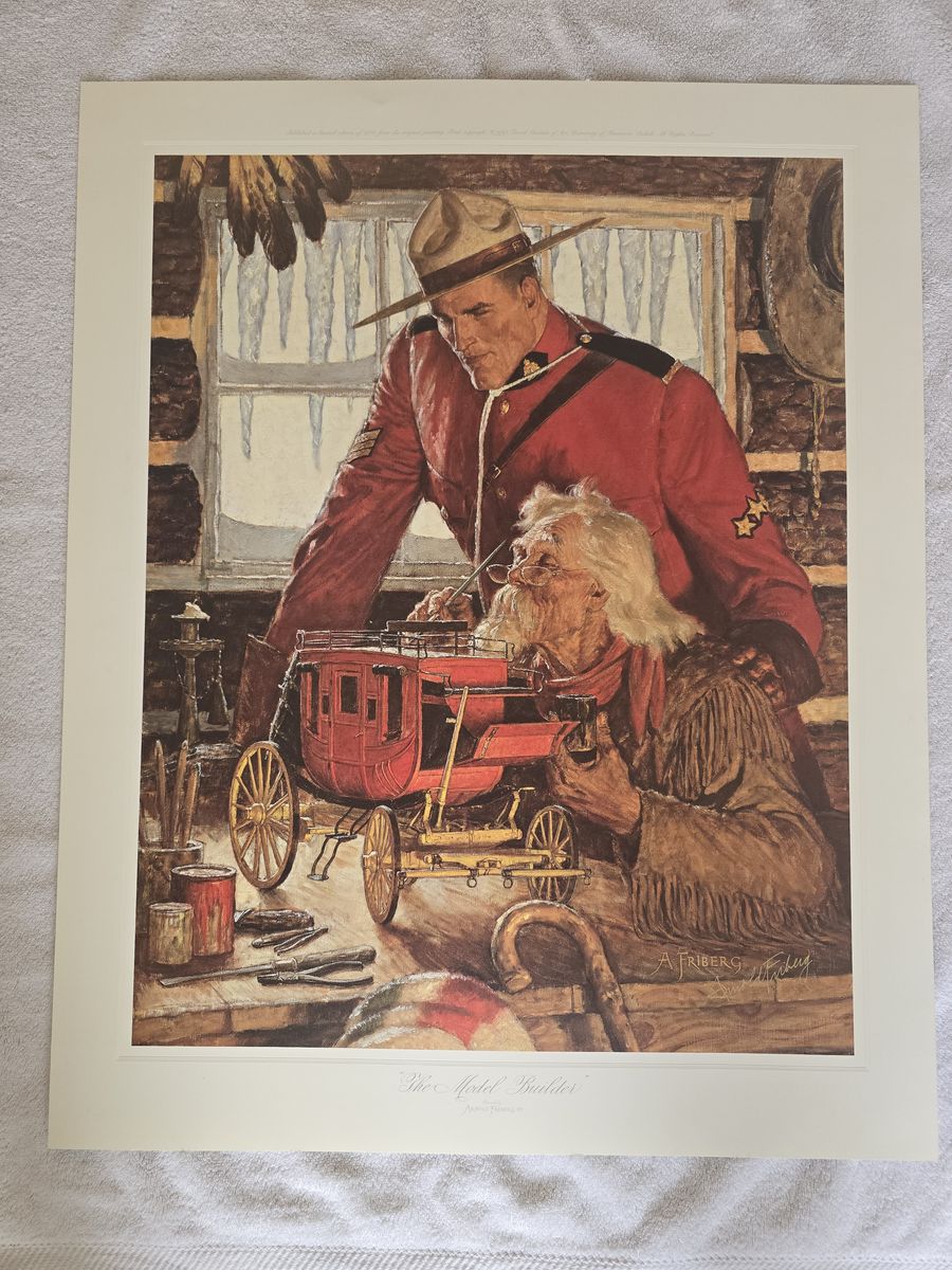 Arnold Friberg - The Model Builder (Signed)