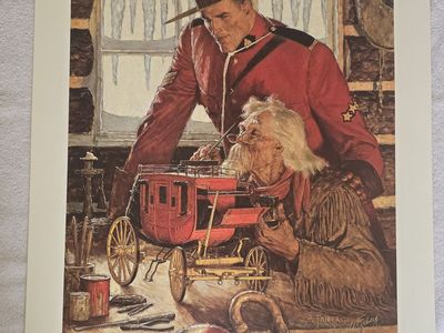 Arnold Friberg - The Model Builder (Signed)