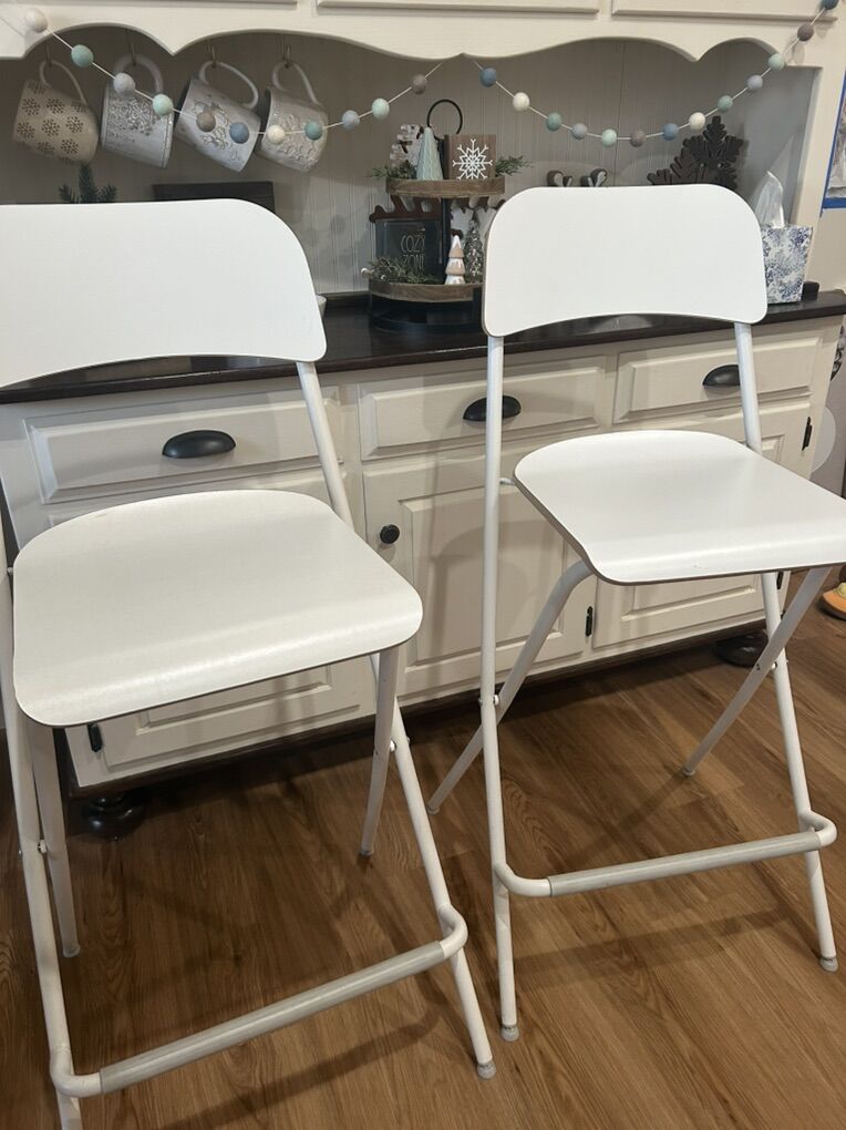 IKEA Franklin Barstool Height Folding Chairs