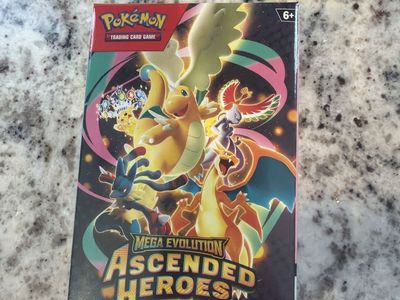 RARE/SEALED - Pokémon TCG: Ascended Heroes Booster Bundle (6 Packs) — Brand New!