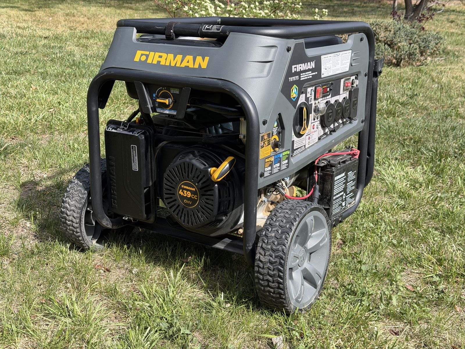Firman T07573 Tri-Fuel Generator