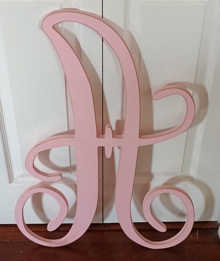 Large Monogram Letter A