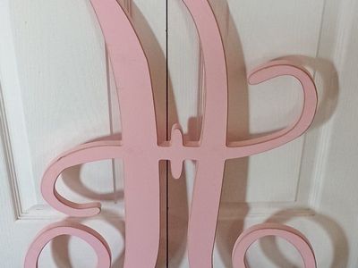 Large Monogram Letter A