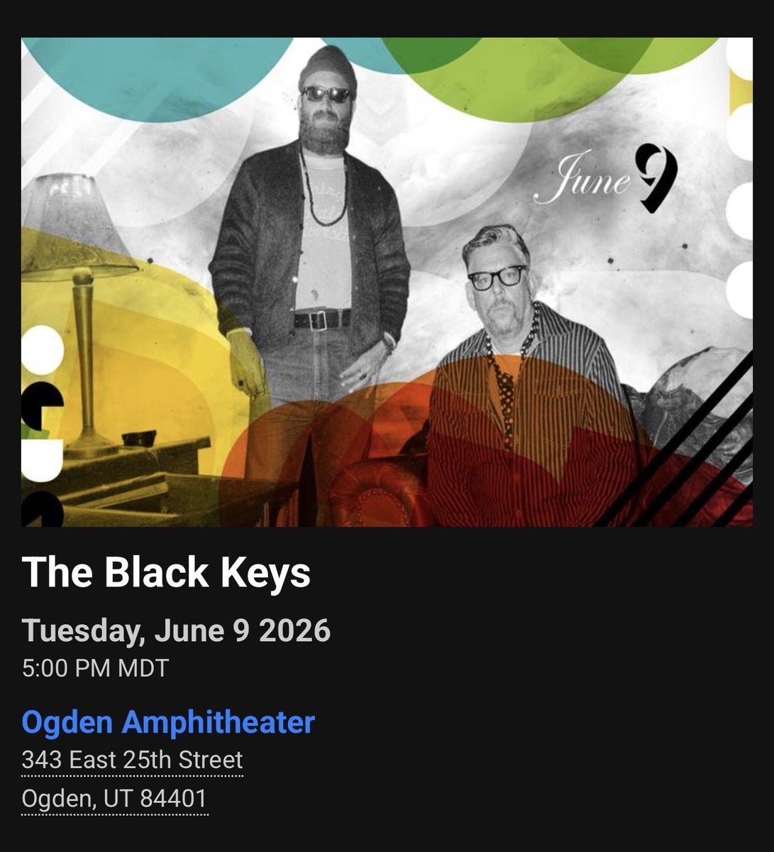 2 Black Keys Tickets For Sale