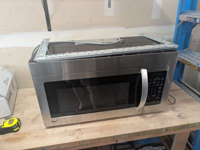 LG Stainless Steel Over-the-Range Microwave (1000W) – Works Great, Mounting Bracket Included!