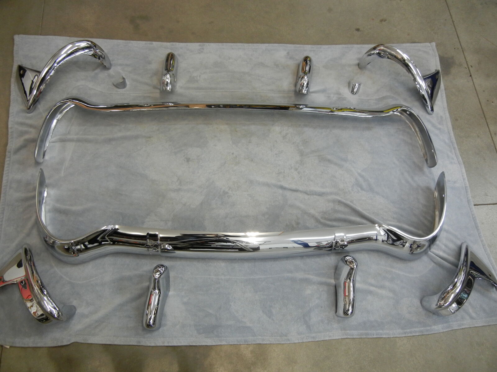 Chevy 1955 BelAir Original Set Front and Rear Bumpers