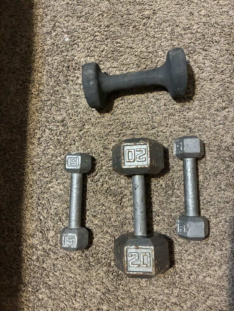 Set Of dumbbells