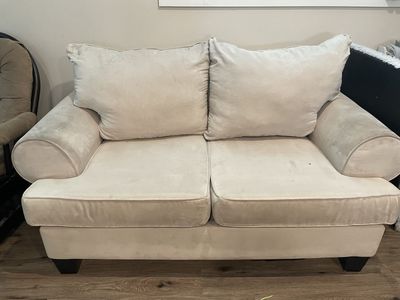 Two cushion sofa