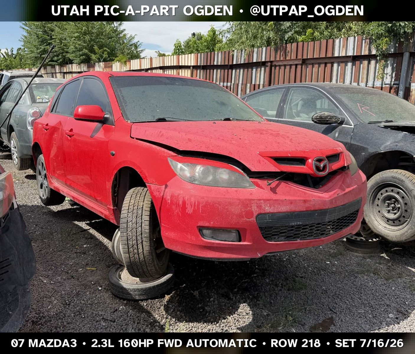 2007 Mazda Mazda3 Parts - UTPAP Ogden