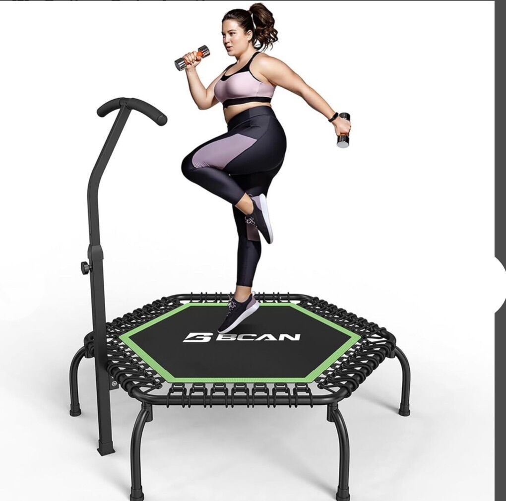 $85  BCAN 48' Mini Trampoline Fitness Adjus