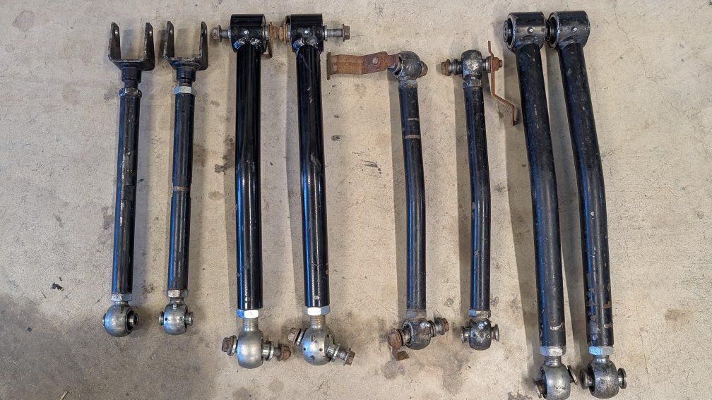 JK adjustable control arms full set