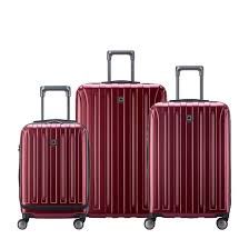 Delsey Paris 3-piece Hardside Expandable Spinner Luggage Set , Maroon 1971962 #105715