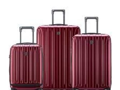 Delsey Paris 3-piece Hardside Expandable Spinner Luggage Set , Maroon 1971962 #105715