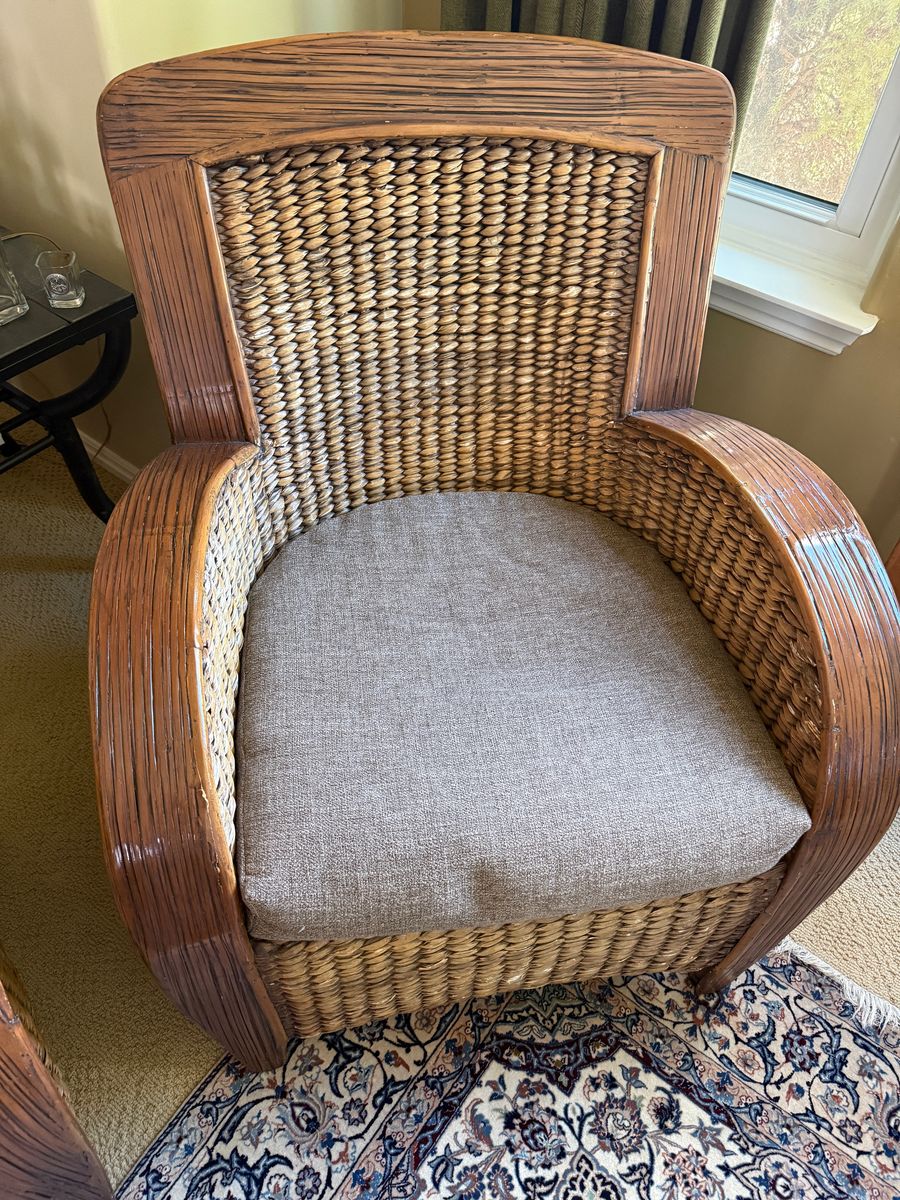 Wicker Armchairs - set of 4