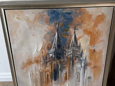 Print of LDS Salt Lake Temple Painting