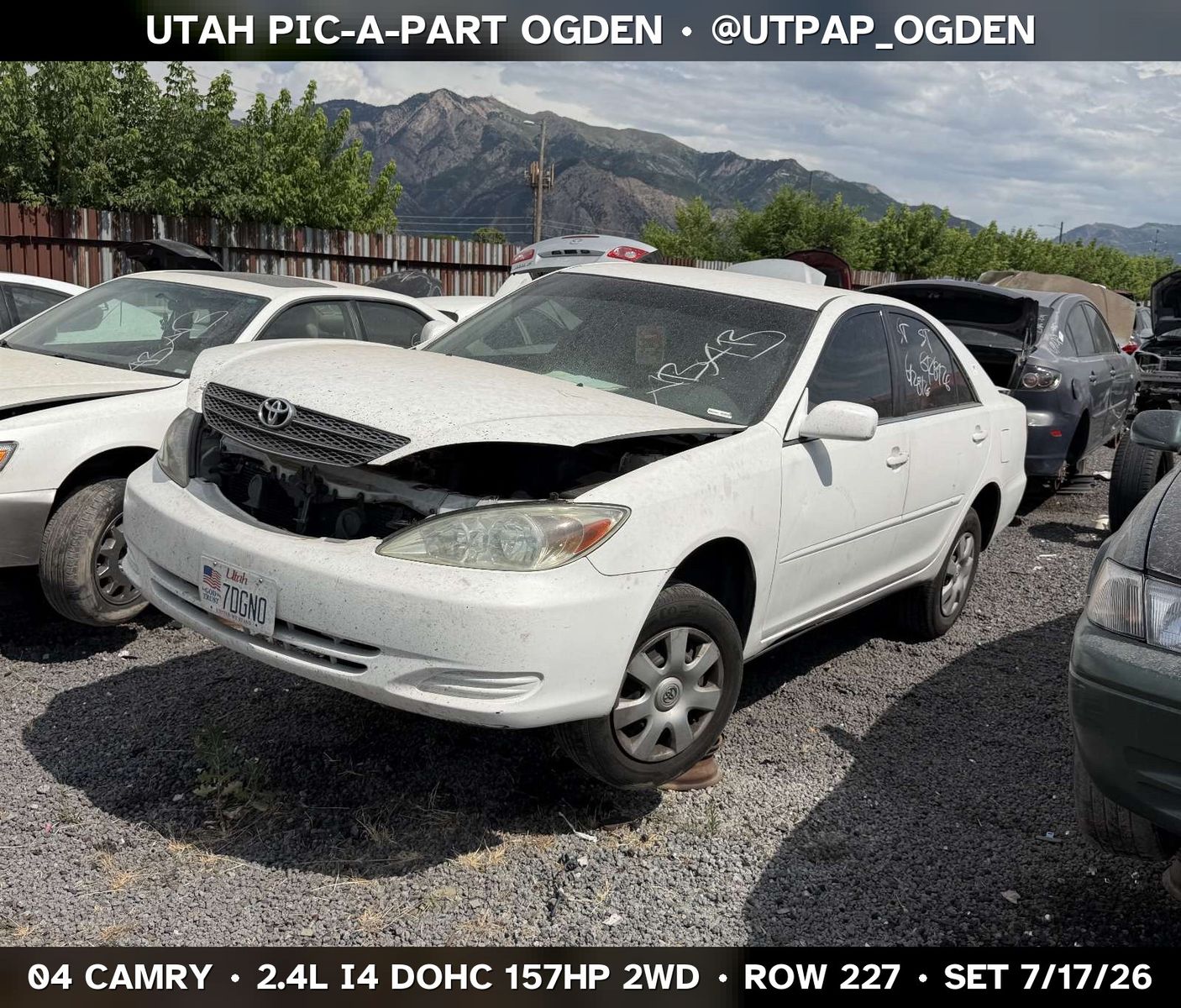 2004 Toyota Camry Parts - UTPAP Ogden