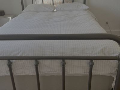 Queen bed frame and box spring