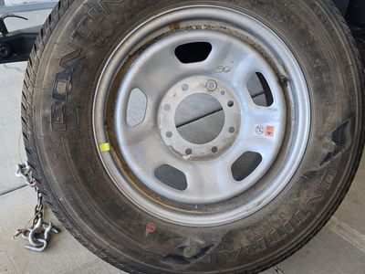 New LT 275/65R18 on steel wheel