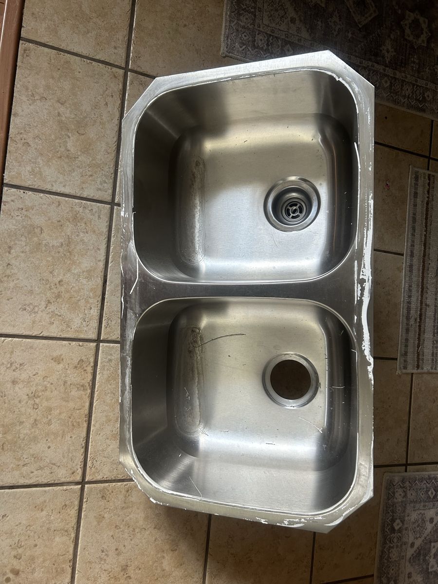 Stainless Steel Double Basin Kitchen Sink with Drains