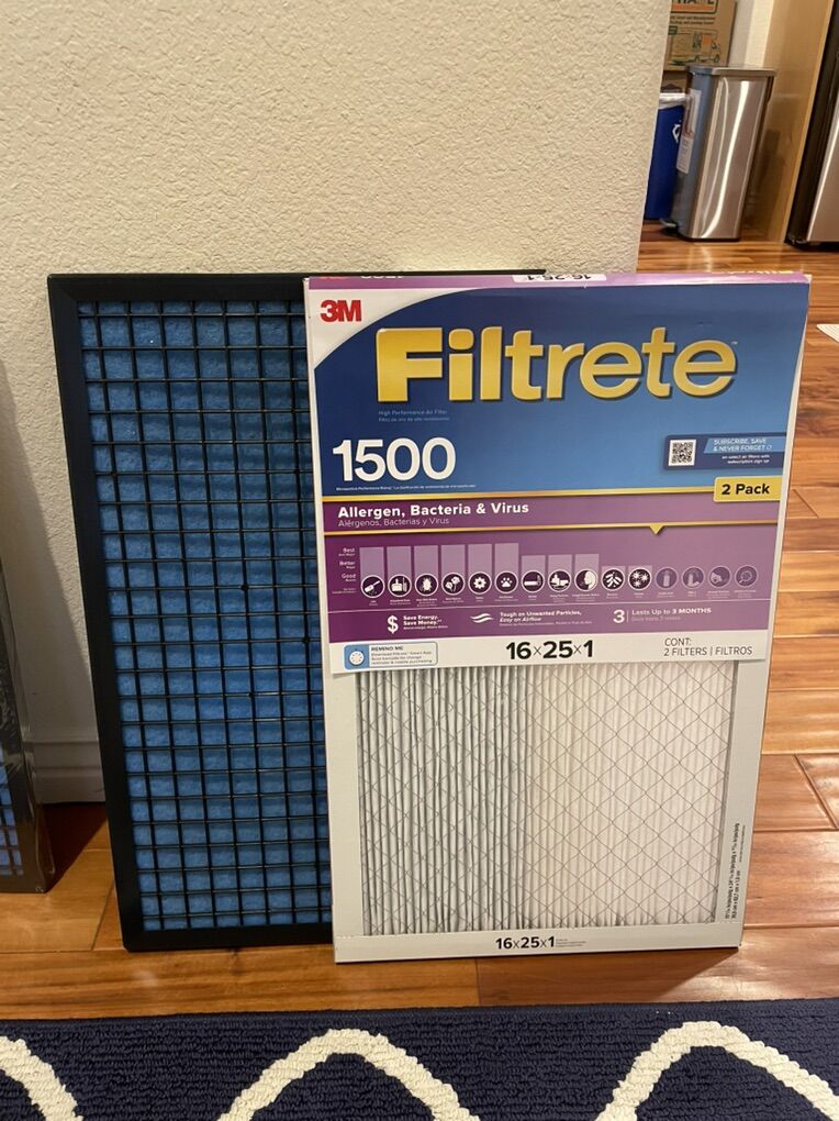 16x25x1 Furnace Filters (2)