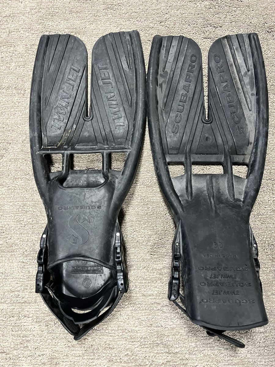 Scubapro Twin Jet Scuba Diving Fins - Black