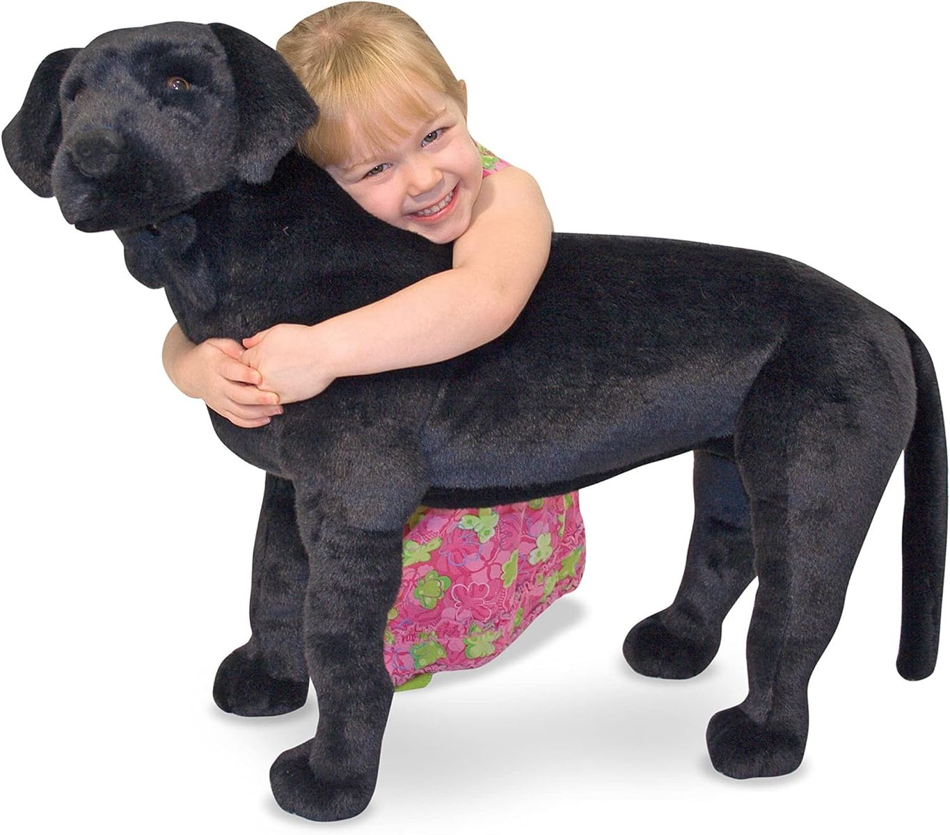 Melissa & Doug Giant Black Lab - Lifelike Stuffed Animal Dog (over 2 feet tall)