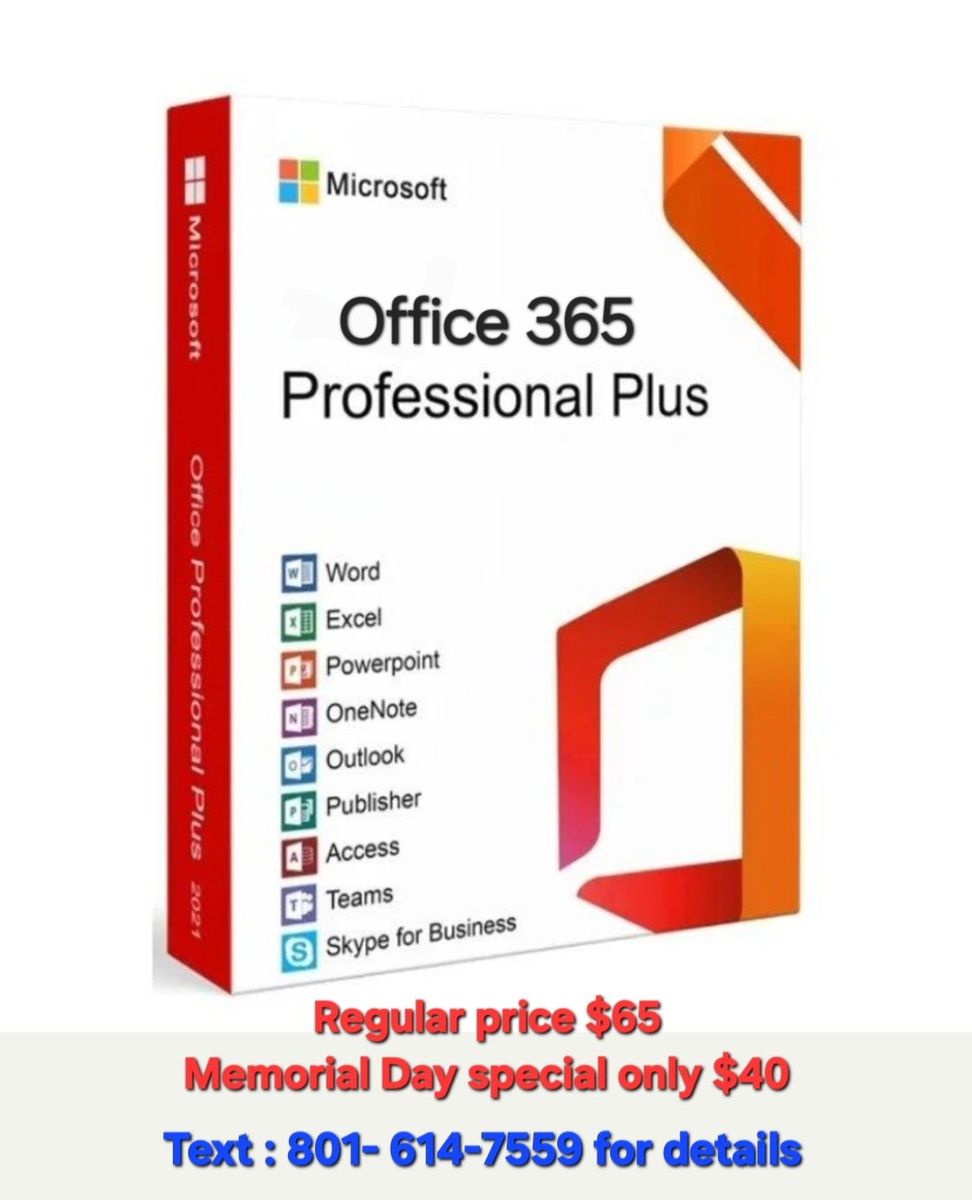 Microsoft Office 365 Pro Plus Only $65