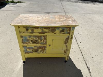 Antique Wash Basin 1920's Era Hardwood