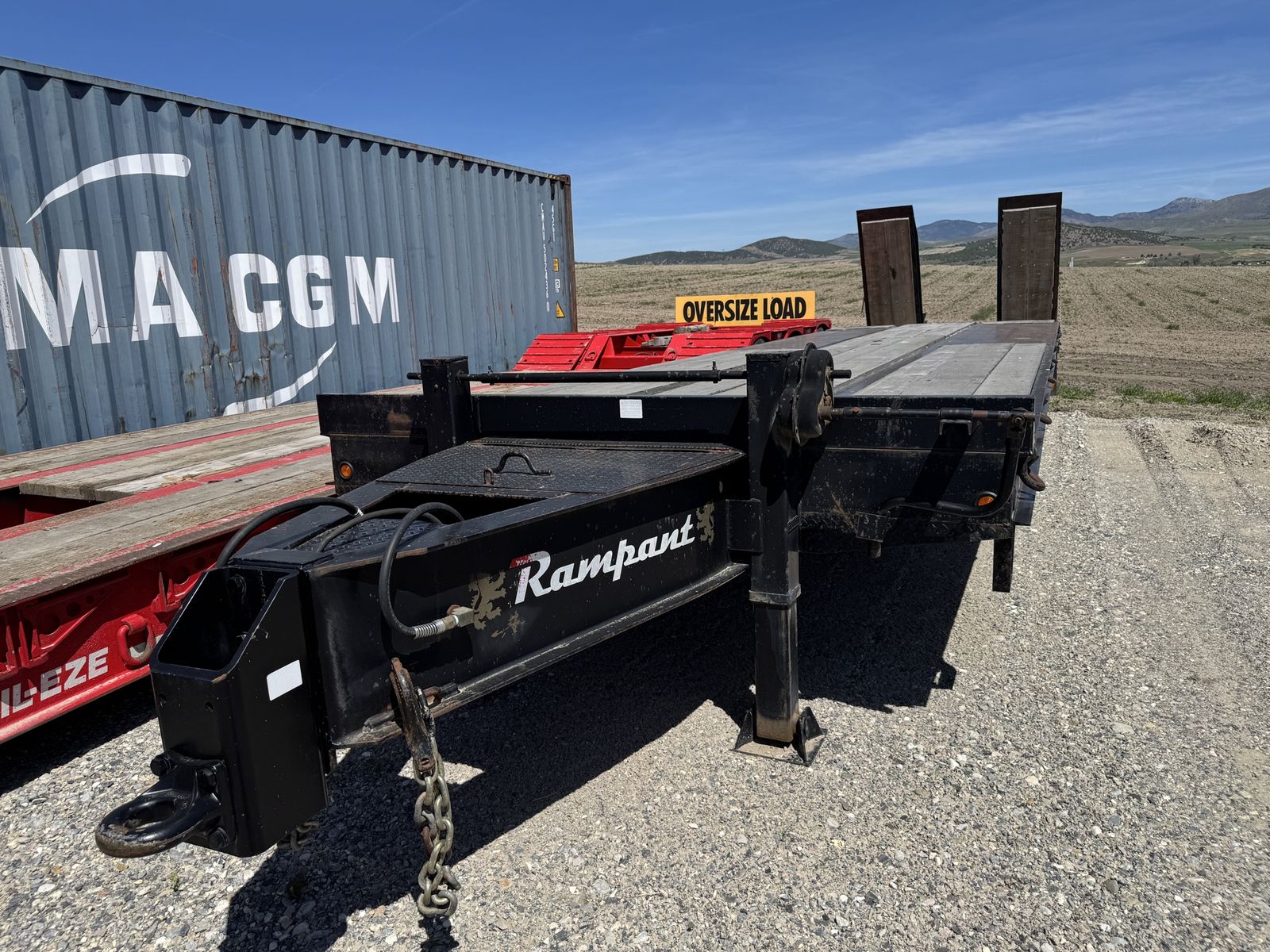 Rampant Heavy Duty Equipment Trailer with Ramps