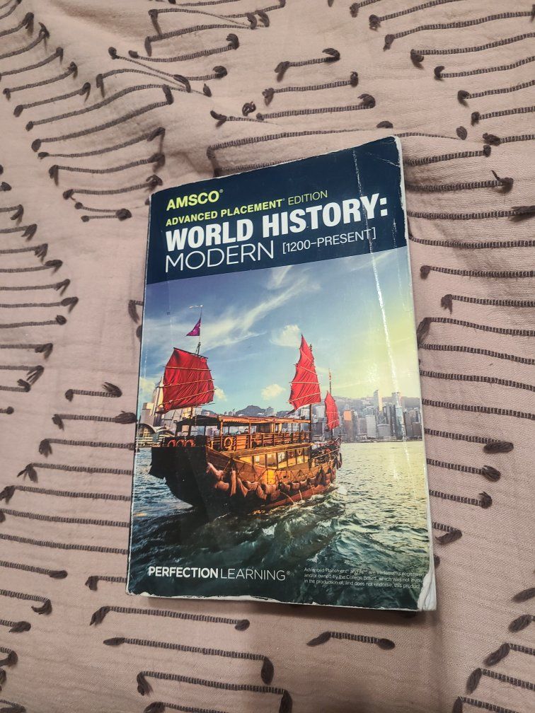 AMSCO AP World History Modern (1200-present) book for class