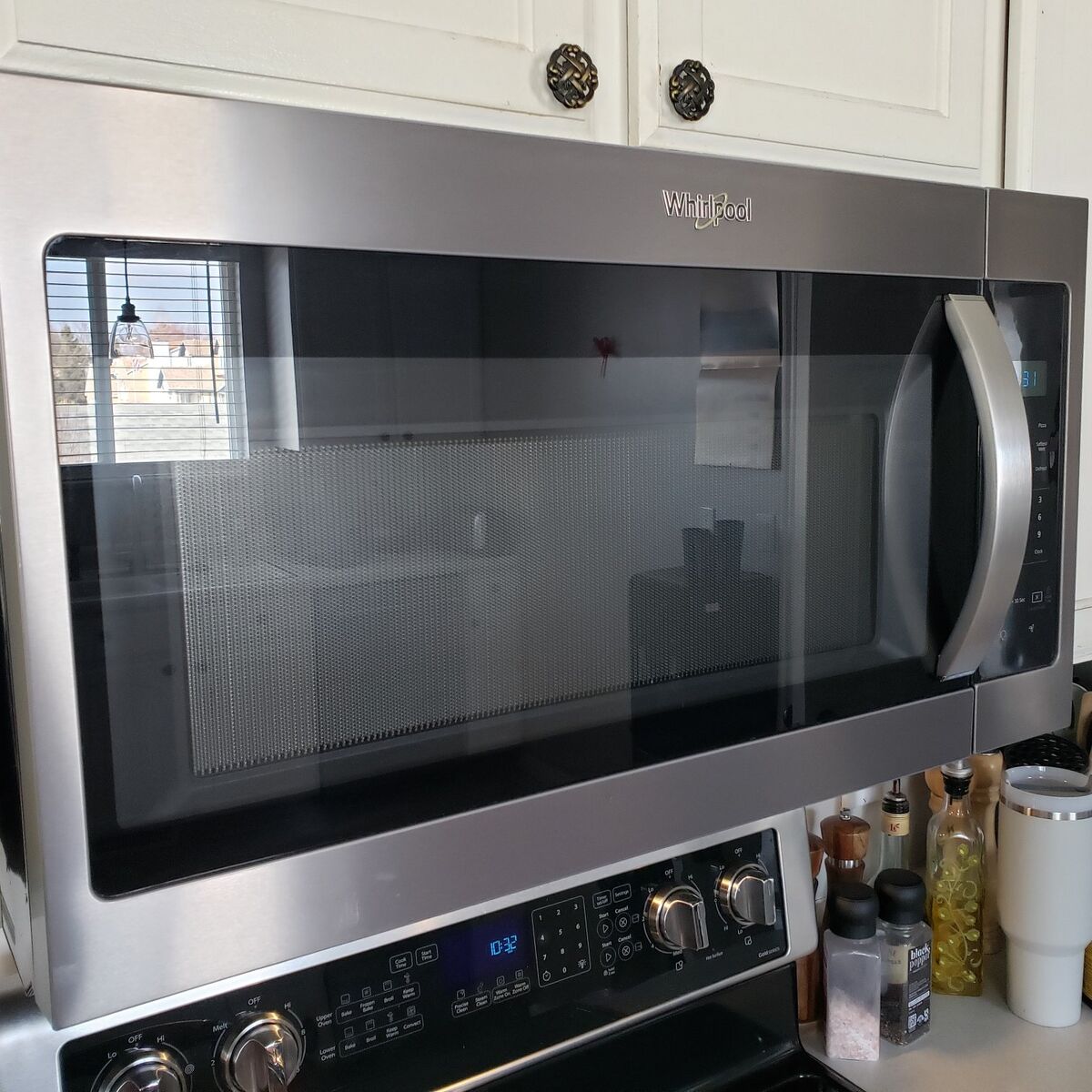 Whirlpool Stainless Steel Microwave Hood Combo