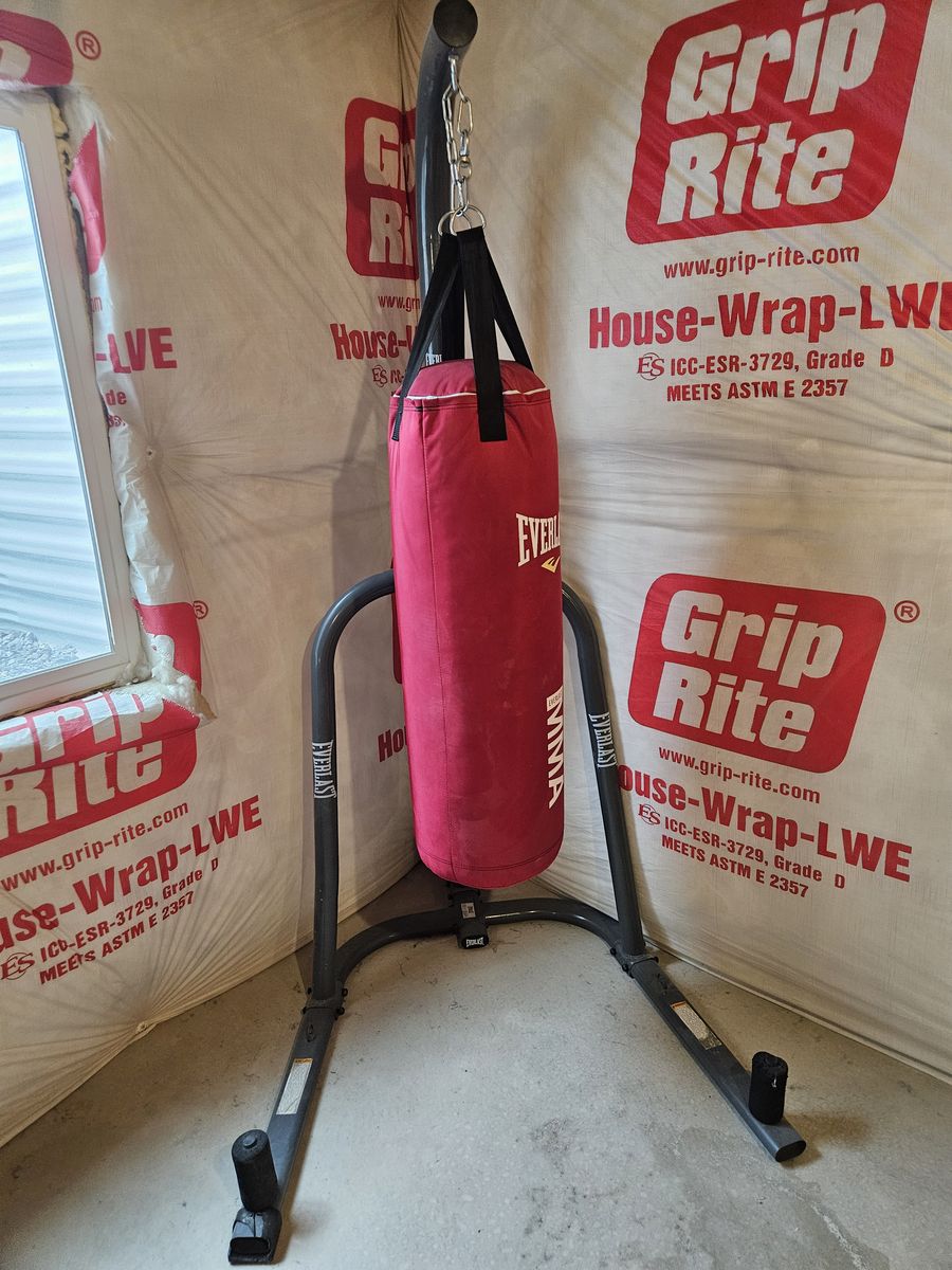 Punching bag and stand