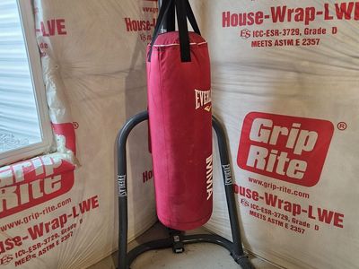 Punching bag and stand
