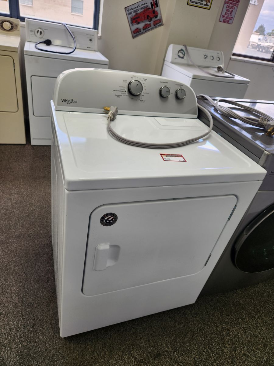 Beautiful Whirlpool Electric Dryer in White