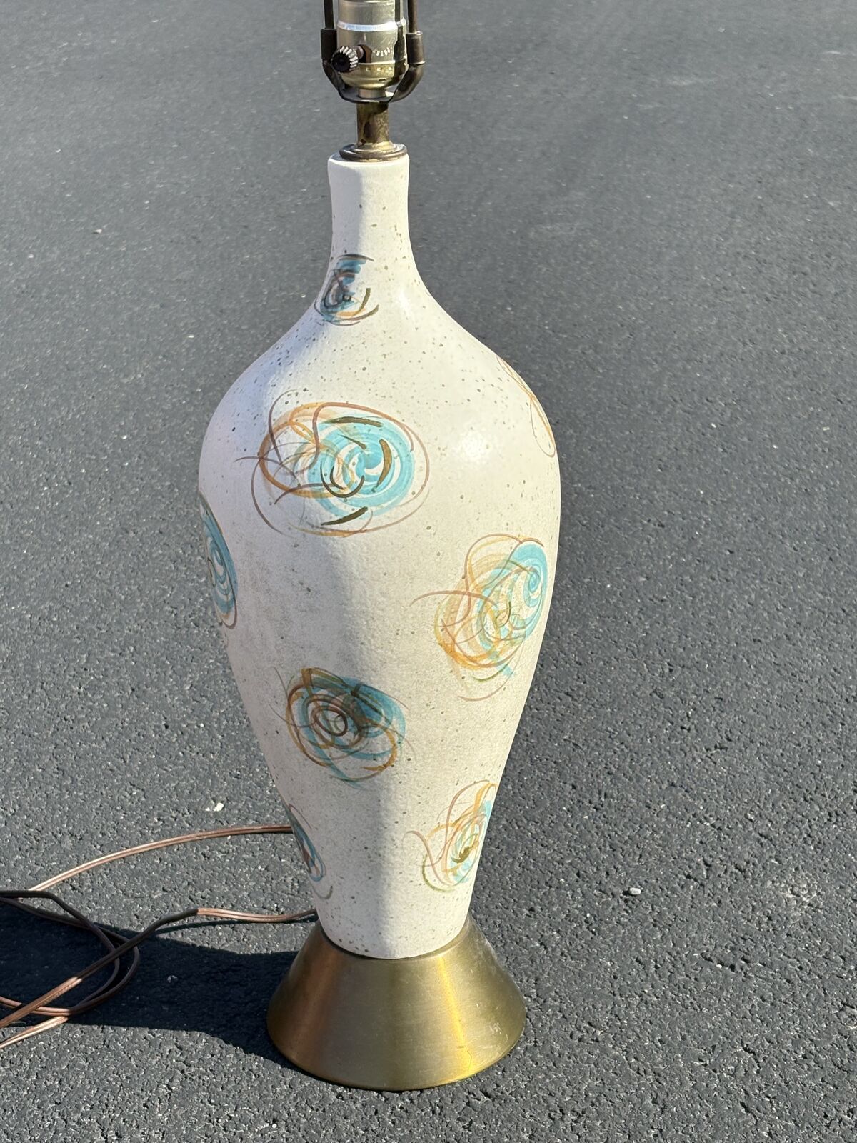 Awesome vintage Mid Century Modern table lamp MCM Atomic Era