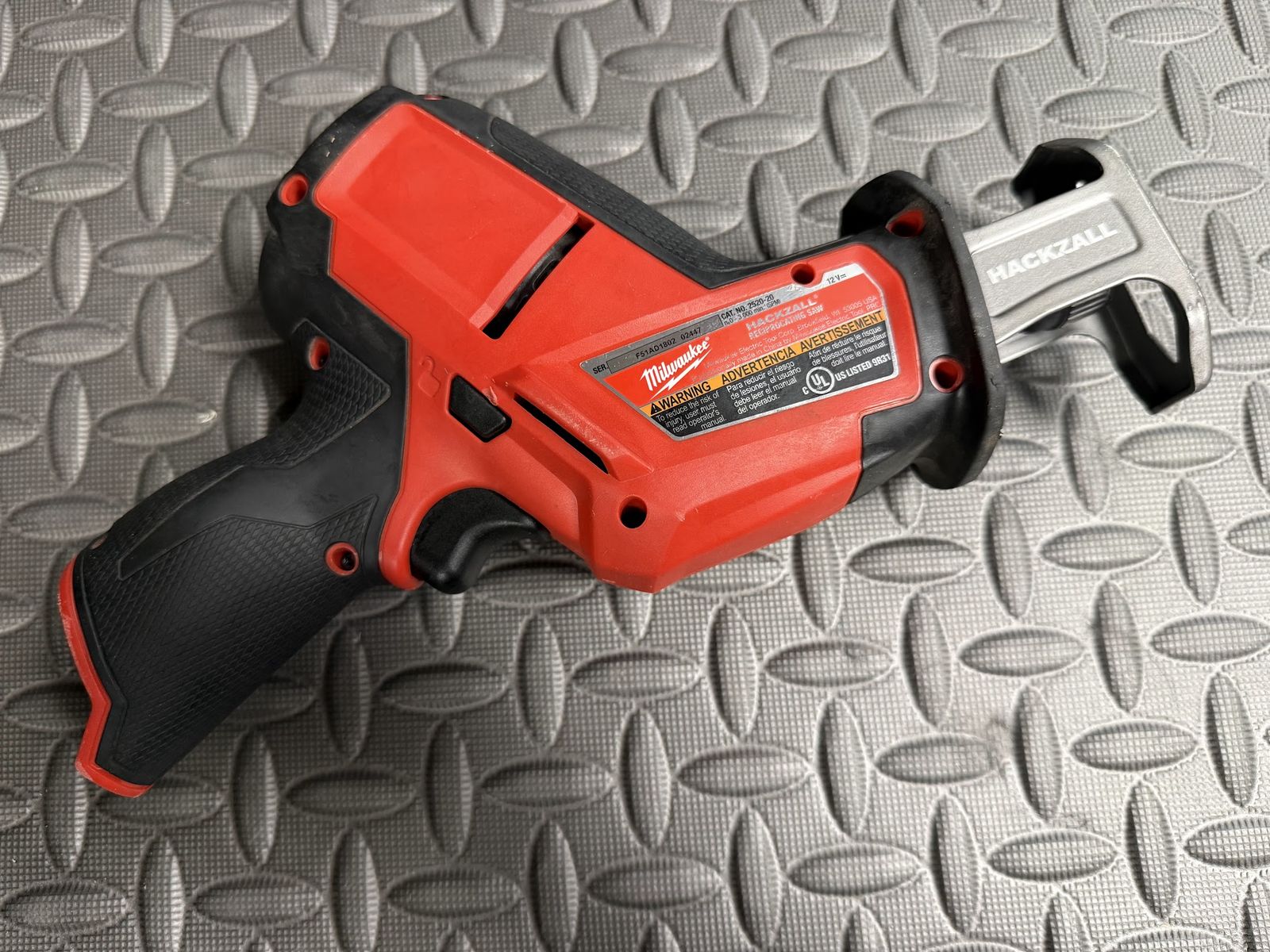 Milwaukee M12 Fuel Hackzall 2520-20