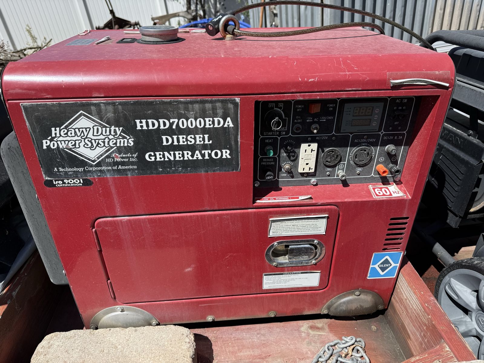 Heavy duty diesel generator