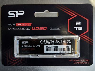 silicone power ud90 nvme m.2 2TB ssd