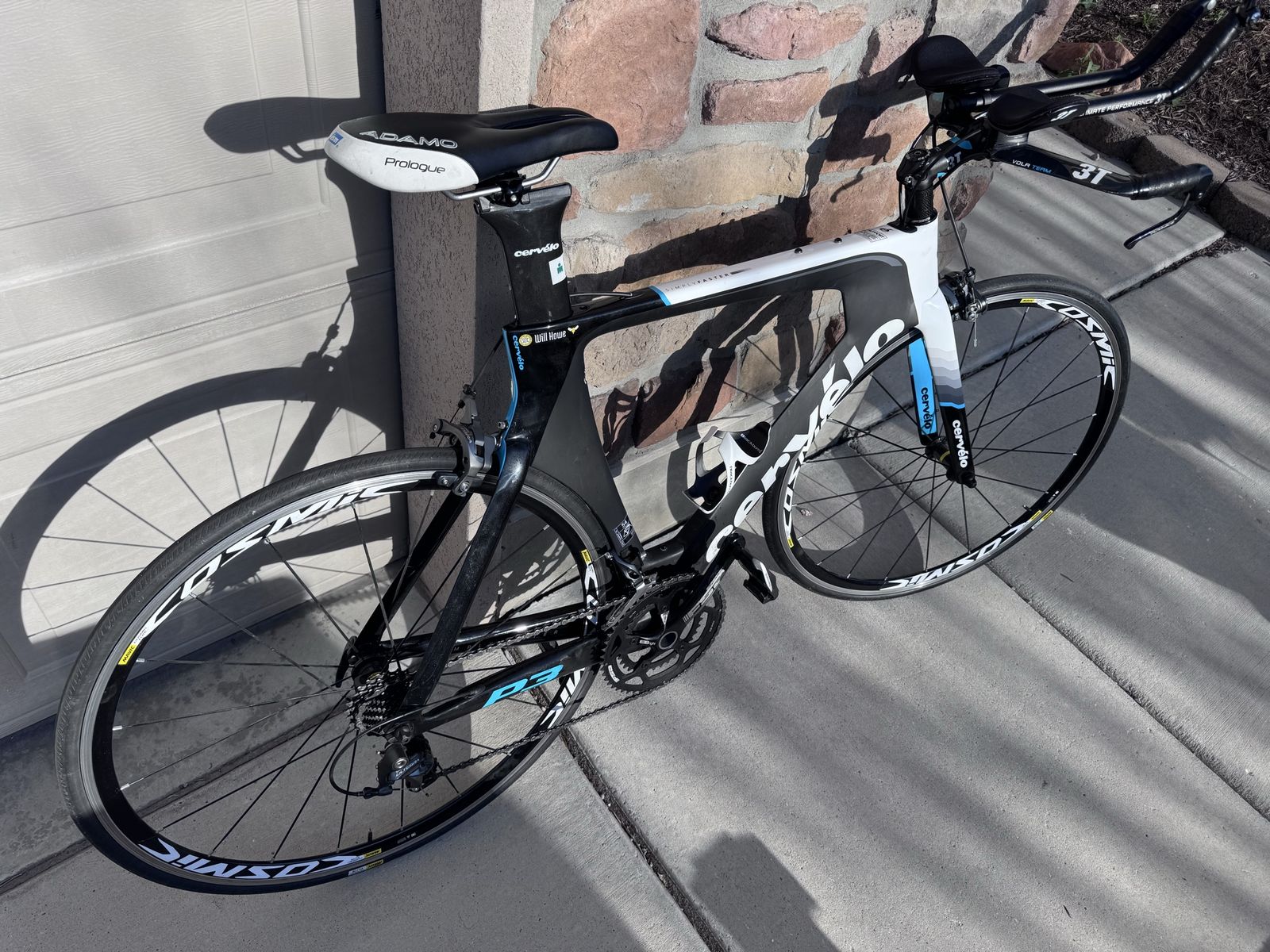 Cervelo P3 Tri Bike--Fast and Beautiful!!