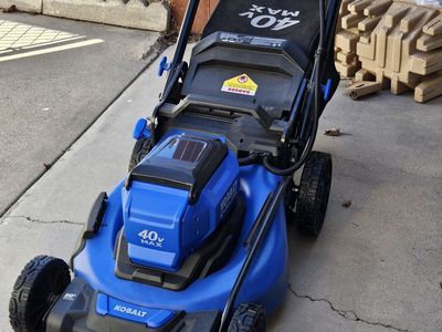 Battery powered lawn mower