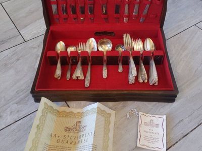 53 pc Sears Harmony House AA+ Silverplate