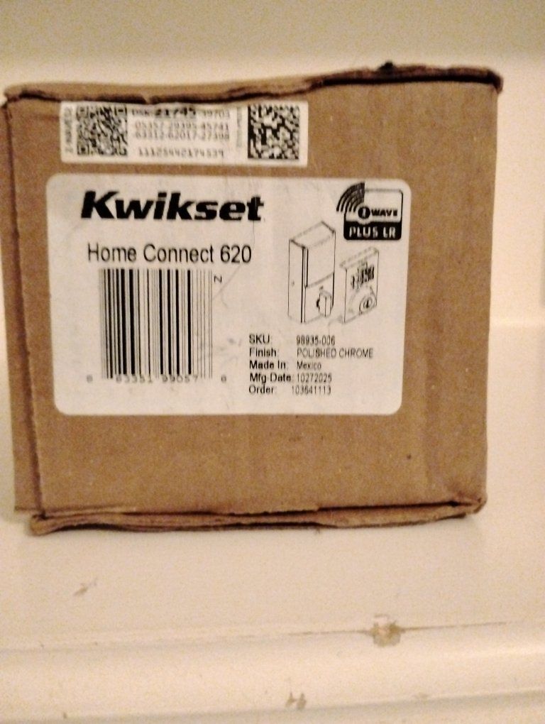 Kwikset Home Connect 620 SmartKey Security Z-Wave 700 Touchpad Deadbolt - Polished Chrome