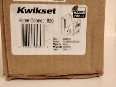 Kwikset Home Connect 620 SmartKey Security Z-Wave 700 Touchpad Deadbolt - Polished Chrome