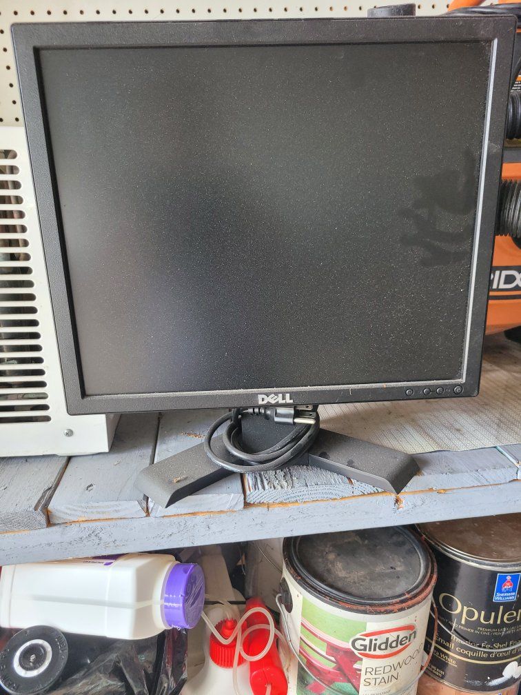 Dell LCD Computer Monitor with Stand and Power Cable