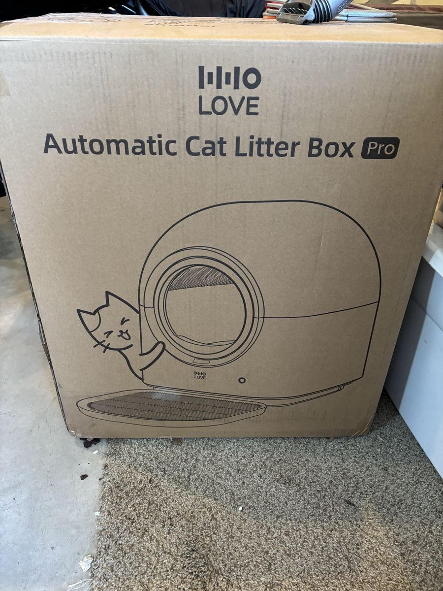 HHOLOVE Automatic Cat Litter Box Pro (Model CL-TYW) Self-Cleaning
