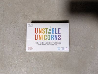 Unstable Unicorns Card Game - Includes Adventures, Unicorns of Legend, and Rainbow Apocalypse Expansions