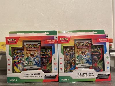 Pokemon First Partner Illustration Collection Series 1 (Set of 2)