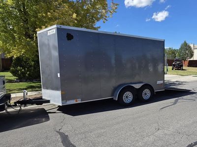 Haulmark Passport Tandem Axle Enclosed Cargo Trailer - Charcoal Gray